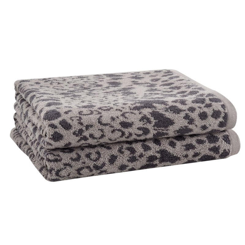 Sengeti 2 Piece Bath Towel Same-Size Bale, Grey