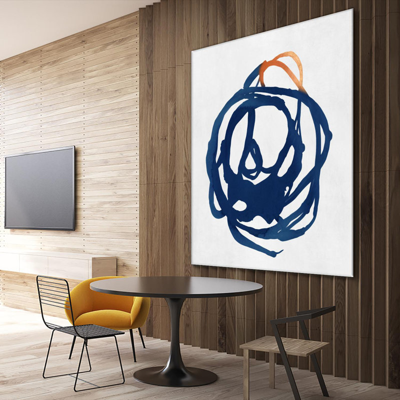 " Luminous Orange I ", 84" H x 84" W x 1.5" D