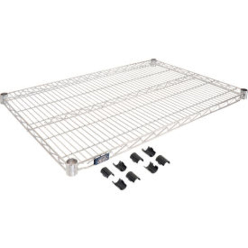 Tablette à fil standard, H 1,75 po x l 54 po x P 24 po