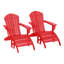 Chaise Adirondack en résine Altura avec repose-pieds-66127440