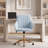 Adjustable Office Chair, Armchair, Swivel Chair With Metal Base-730896490-730896495
