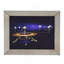 Art mural rectangulaire 19,5 "x 15,5" avec cadre, décoration pour le bureau de la chambre à coucher du salon