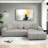 Luxurious Modular Sofa With Plush Foam And Ergonomic Design For Ultimate Comfort-1475391909