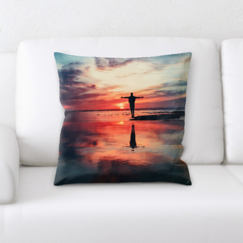 Microsuede Throw Pillow