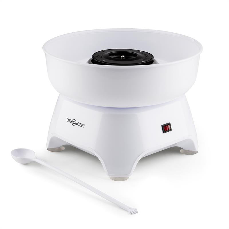 OneConcept Cotton Candy Machine, White