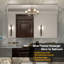 Miroir de salle de bain 40x30inch Silver