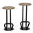 Hook Counter Stool with Metal Frame-109727475