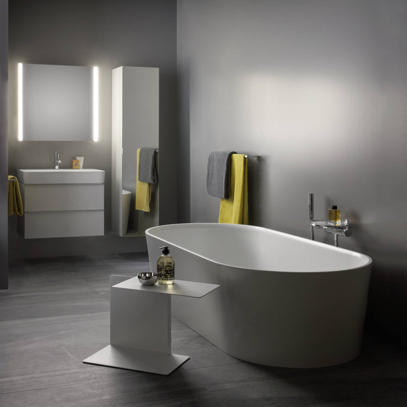 Val 62.99'' L Freestanding Soaking Bathtub