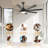 Bladehoneybee 66 in. Smart Ceiling Fan with Dimmable LED Light, Reversible DC Motor, and Remote Control-110330181