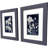 Indigo Blooms Framed Art
