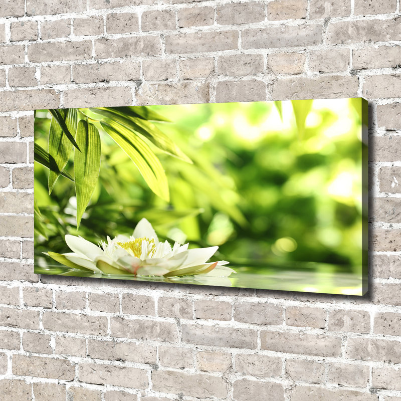 Water Lily - Wrapped Canvas Print, Canvas, 70cm H x 140cm W 