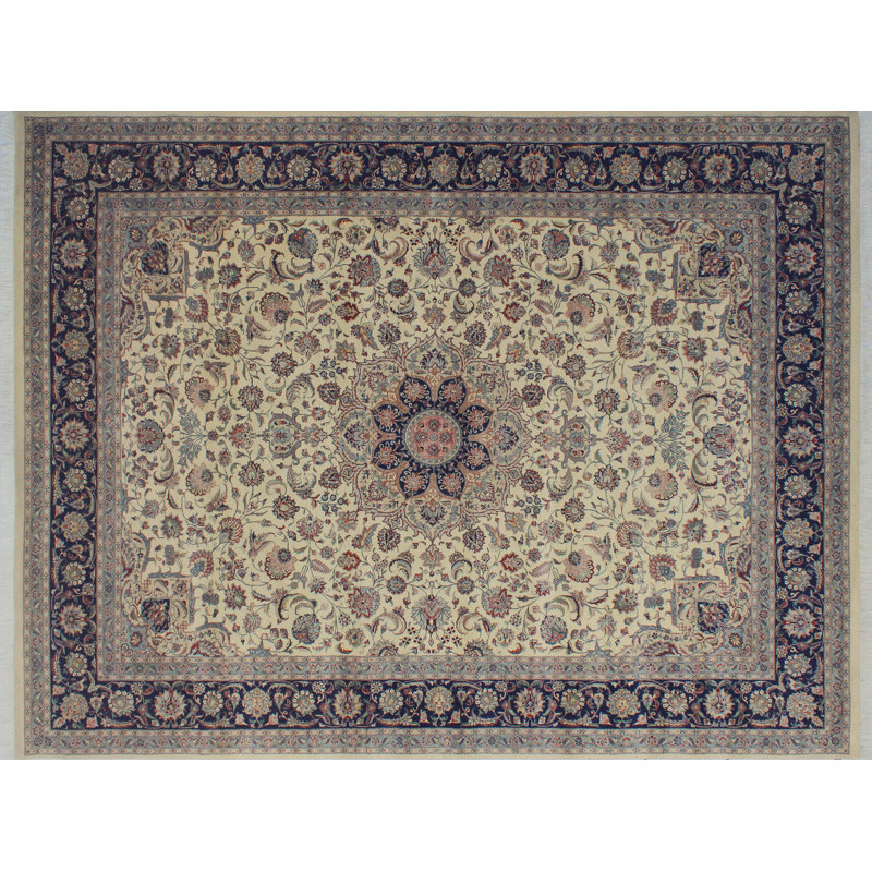 One-of-a-Kind Massimo Handmade Kilim 9' x 12'2" Wool Beige/Black/Brown Area Rug