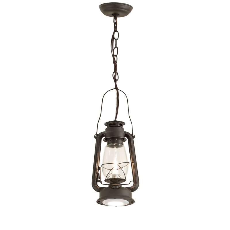 7" Wide Miners Lantern Mini Pendant