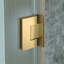Porte de douche à charnière pivotante simple sans cadre l 44-45 "x H 76", verre trempé incassable de 3/8 po (10 mm) d'épaisseur-107531509