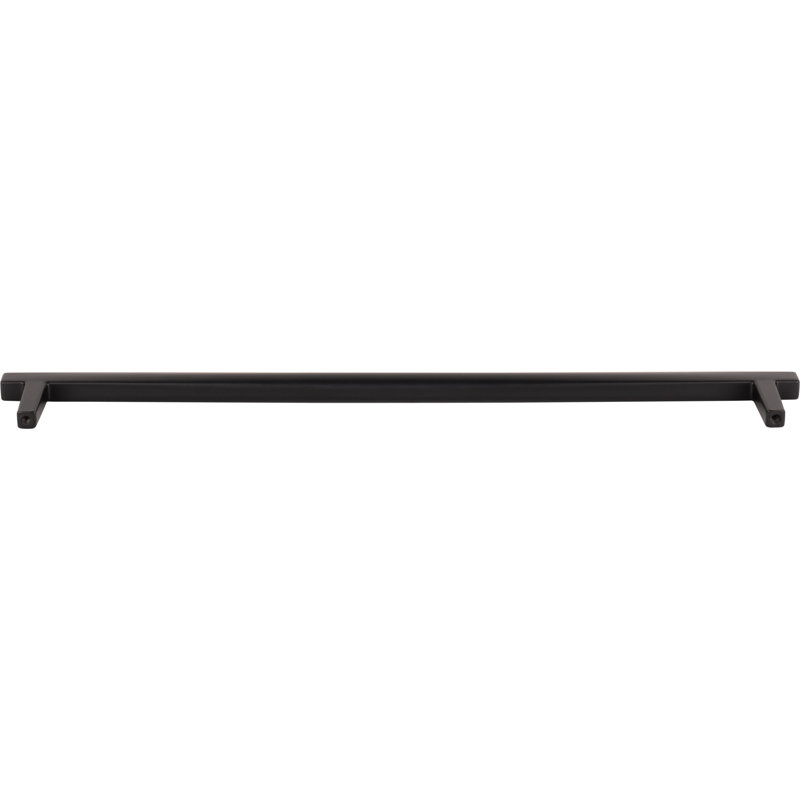 Whitlock Bar Pull, 12", Matte Black
