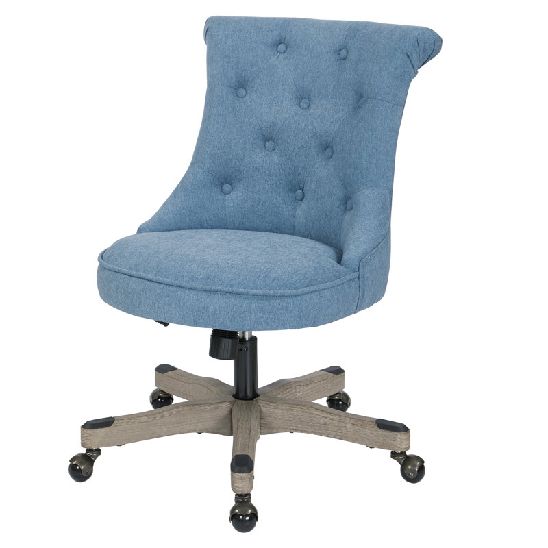 Hannah Polyester Blend Task Chair, Sky