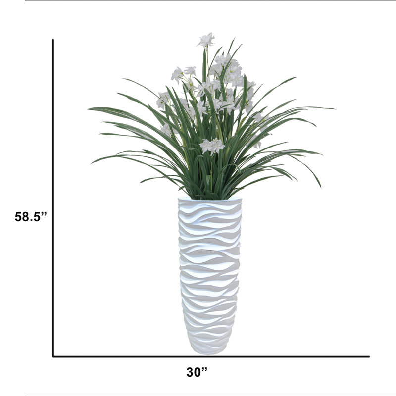 Herbe artificielle en pot 58,5 po