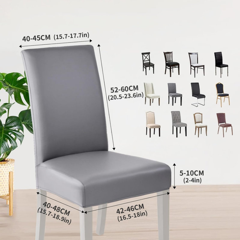 Box Cushion Dining Chair Slipcover