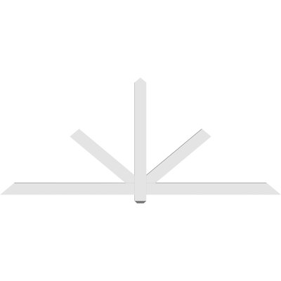 Support de pignon en PVC de qualité architecturale Kennewick