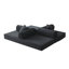 Canapé-lit convertible à plancher noir 78,8 po Compression-1200554444