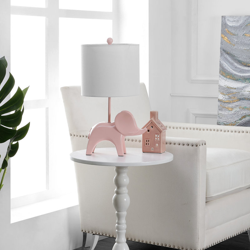Dalton Ceramic Table Lamp, Pink