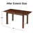 Extendable Solid Wood Rectangle Dining Table-129240763