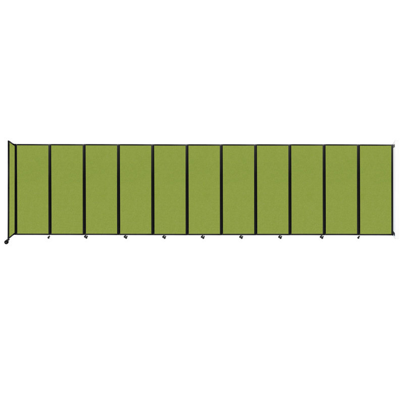 Paravent pliant, Vert lime, H 90 po x l 366 po x P 12 po, 5