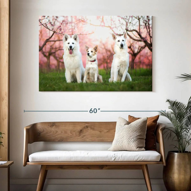 Crowle Dog Family, 32" H x 48" W