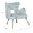 Velveteen Velvet Wingback Chair-189702223
