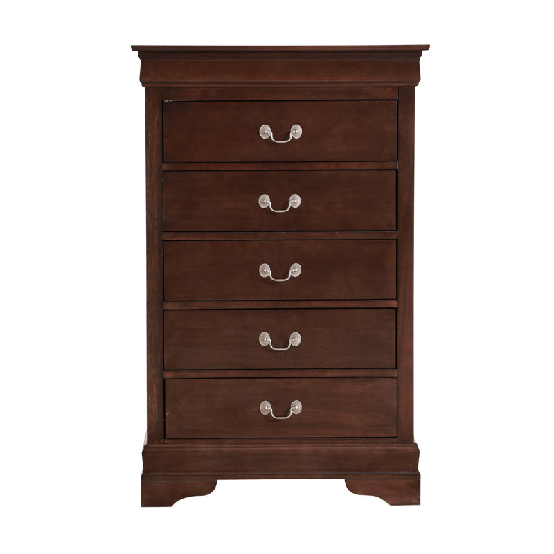 31'' W 5 - Drawer Dresser, Cappuccino