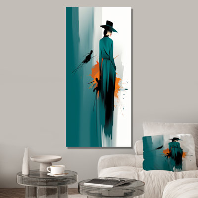 «Haute Couture Fashion Portrait de femme II»