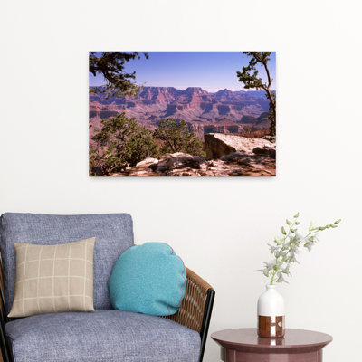 Chaîne de montagnes, Mather Point, South Edge, Grand Canyon, parc national, Arizona, États-Unis, paysage contemporain abstrait, art