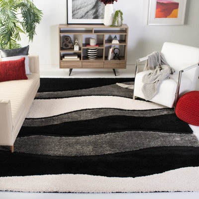 Ashal Shag 475 Performance Abstract Rug