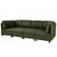 124 " Faux Leather Sectional