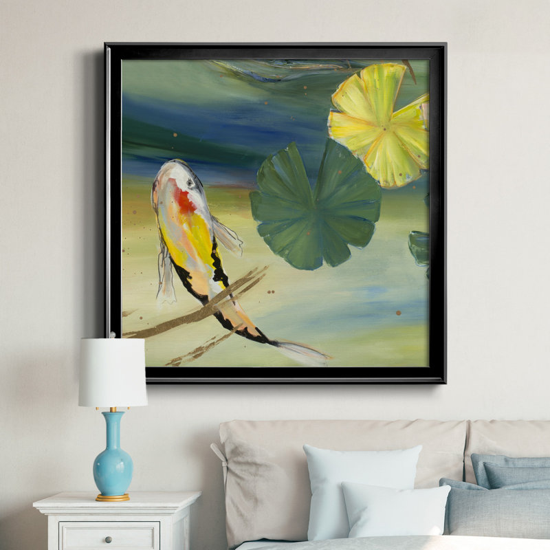 A Moment in Time II - Reproduction d'art sur toile encadrée, H 26,5 po x l 26,5 po x P 1,5 po, Cadre noir