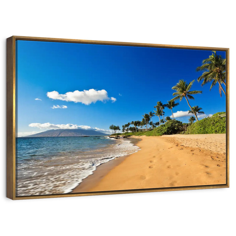 Vail Wailea, Cadre flottant doré, 40 po x 27 po
