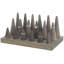 Tabletop Gray Wood Ring Holder