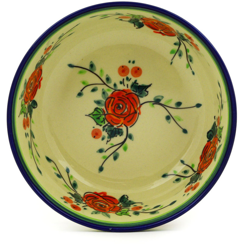 21,13 oz Bol à salade Roses polonaises