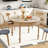 47.24'' Farmhouse Round Dining Table With Drawer-1613905035