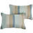 Striped Outdoor Reversible Throw Pillow-876171647