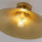 Cone Semi-Flush Mount in Brushed Gold