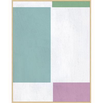 Pastel Geometric 2 Print by Lillian August