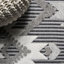 Tapis intérieur / extérieur gris / blanc / noir Joaquin-1448964095