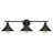  Balfor 3-Light Dimmable Matte Black Vanity Light