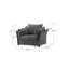 Fauteuil d'appoint simple en chenille de style moderne avec méridienne et canapé-lit pour salon, chambre à coucher-112785917