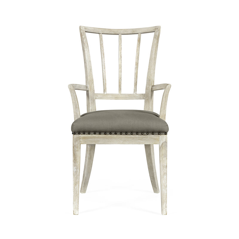 William Yeoward Upholstered Arm Chair, Beige