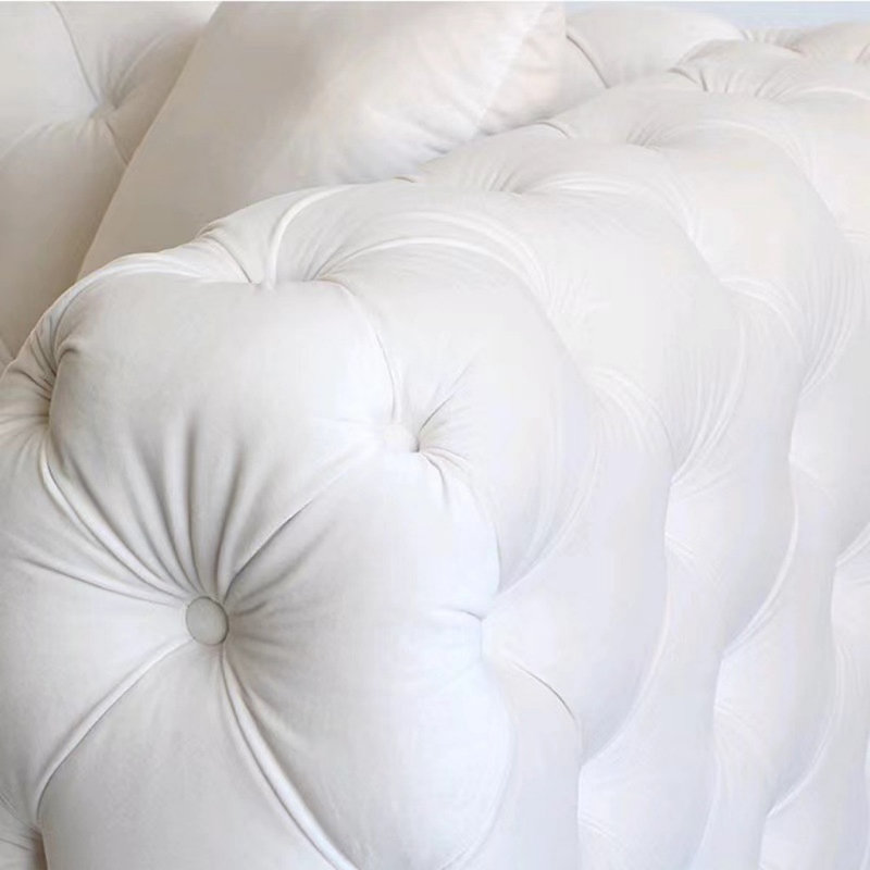 Italian White Simple Sofa