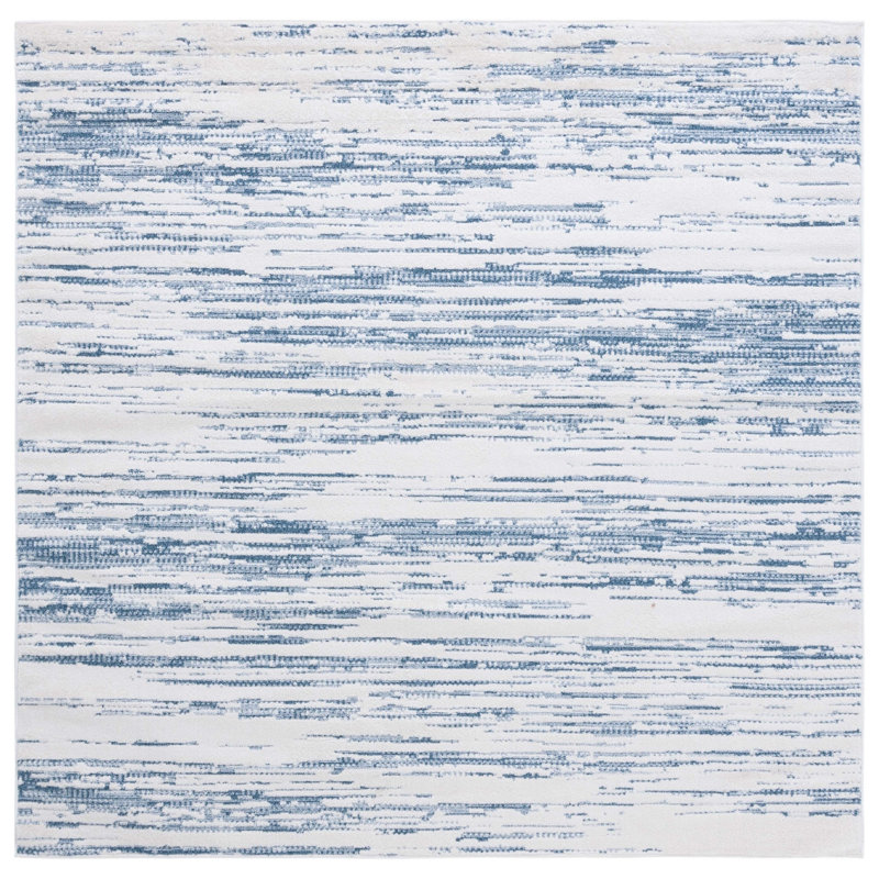 Tapis abstrait Alamo Performance, Carré 6 pi 7 po