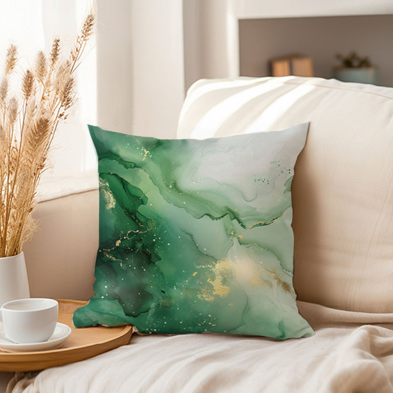 Abstract Symphony IX Pillow Cover, 16"H x 16"W