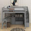 Lit mezzanine double avec bureau et tiroirs-650981458